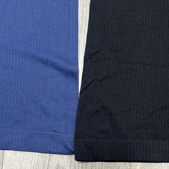 ZYIA Active Ribbed Tank tops /Navy Blue & Black /Size M - Picture 2 of 6